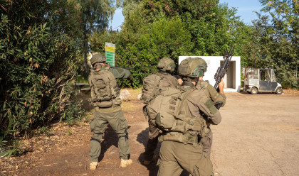 תרגיל של כוחות צה"ל במרחב גבול לבנון (צילום: דובר צה"ל)