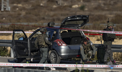 הפיגוע בגוש עציון  (צילום: חיים גולדברג פלאש 90)