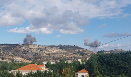 תקיפה בדרום לבנון (צילום: רשתות ערביות)