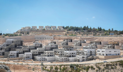 בנייה ביהודה ושומרון (צילום: בן דורי, פלאש 90)