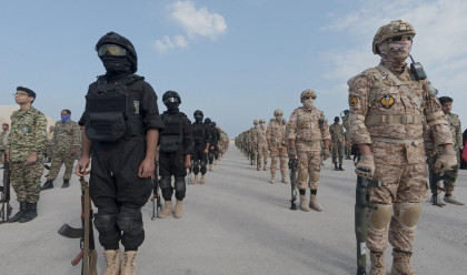 משמרות המהפכה באיראן (צילום: WANA via REUTERS)