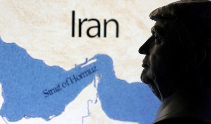 דונלד טראמפ, איראן ומיצרי הורמוז (צילום: רויטרס)