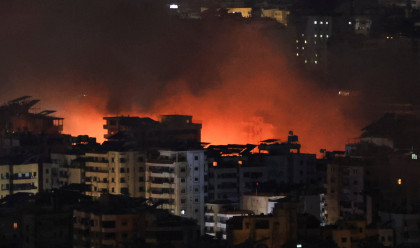פיצוצים בלבנון בעקבות מתקפה ישראלית (צילום: רויטרס)