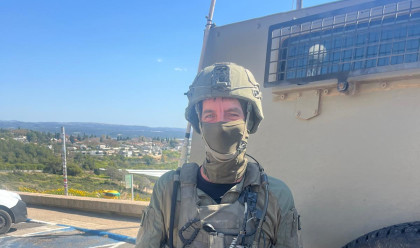 סא"ל ד', מפקד גדוד גבעתי בחטיבה 5 (צילום: אבי אשכנזי)