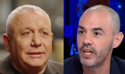 איתמר פליישמן, גדי איזנקוט (צילום: צילום מסך ערוץ 14, צילום מסך כאן 11)