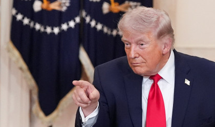 נשיא ארה"ב דונלד טראמפ בנאום לאומה (צילום: רויטרס)