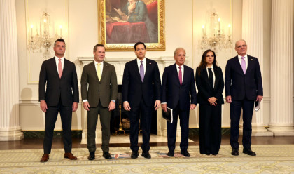 פתיחת המו"מ בין ישראל ללבנון (צילום: שמוליק עלמני, שגרירות ישראל בוושינגטון)