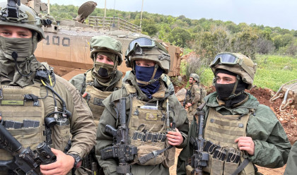 לוחמי אוגדה 162 בלבנון (צילום: אבי אשכנזי)