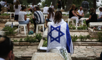 יום הזיכרון בהר הרצל (צילום: הדס פרוש, פלאש 90)