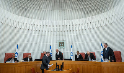 דיון בבג"ץ על הקמת ועדת חקירה לטבח ה-7 באוקטובר (צילום: יונתן זינדל פלאש 90)