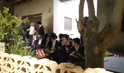 פריצה לביתו של קצין משטרה צבאית ראשי (צילום: דוברות המשטרה)