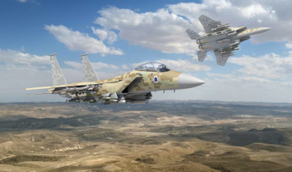 טייסות הקרב  F35 ו-F15IA (צילום: Boeing)