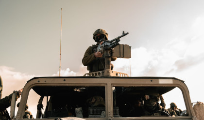 פעילות כוחות חטיבה 205 בצפון רצועת עזה (צילום: דובר צהל)