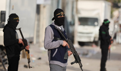 חמאס ברצועת עזה (צילום: REUTERS/Dawoud Abu Alkas)