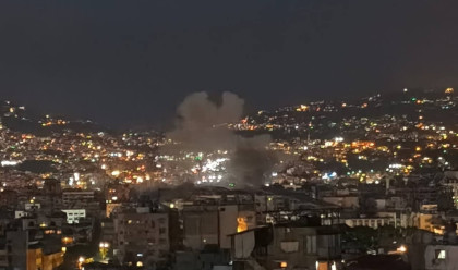 פיצוץ בדאחייה בביירות (צילום: רשתות ערביות, שימוש לפי סעיף 27 א')