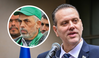 יחיא סינוואר, מיקי זוהר (צילום: אבשלום שושני,עאבד ראחים חאטיב, פלאש 90)