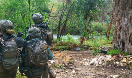 כוחות גולני במרחב הליטאני בלבנון  (צילום: דובר צה"ל)