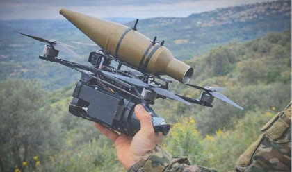 רחפן נפץ (צילום: רשתות ערביות)
