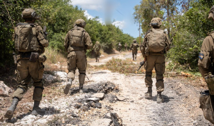 פעילות כוחות חטיבה 401 בדרום לבנון (צילום: דובר צה"ל)