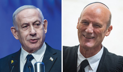 מיכאל ראבילו, בנימין נתניהו (צילום: יונתן זינדל פלאש 90)