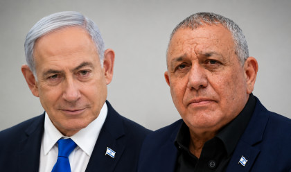 גדי איזנקוט, בנימין נתניהו (צילום: אבשלום ששוני,יונתן זינדל, פלאש 90)