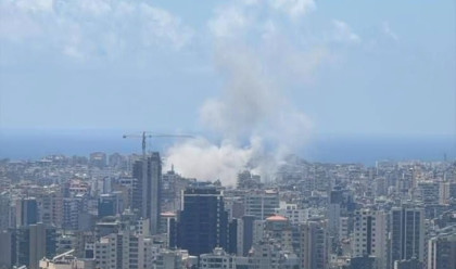 תקיפה בדאחייה (צילום: רשתות ערביות)