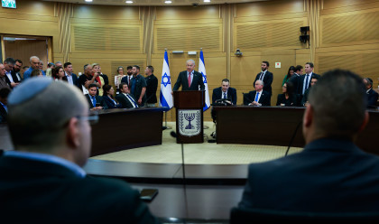 בנימין נתניהו בסיעת הליכוד (צילום:  אריק מרמור, פלאש 90)