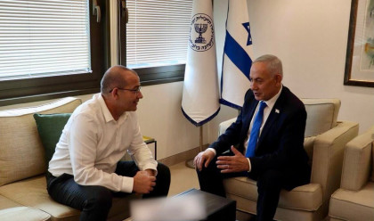 בנימין נתניהו, רומן גופמן (צילום: ללא קרדיט)
