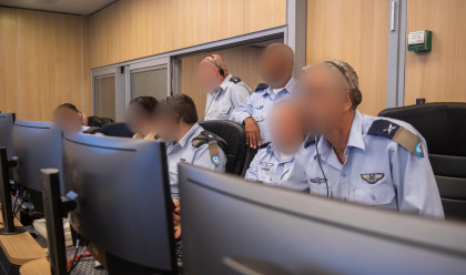 יחידת "נחלת בינימין בחיל האוויר" - אחראים על בנק המטרות של צה"ל  (צילום: דובר צה"ל)