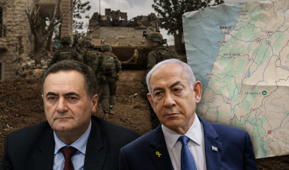 בנימין נתניהו, ישראל כ"ץ (צילום: פלאש 90,דובר צה"ל)