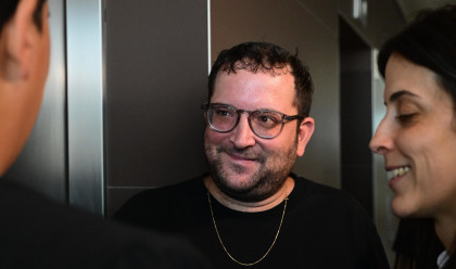 יונתן אוריך הנאשם בפרשת הבילד, בדיון בביהמ"ש המחוזי בת"א  (צילום: אבשלום ששוני)