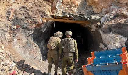הכניסה למנהרה בבופור (צילום: אבי אשכנזי)