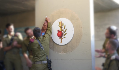 הקמת גדוד "רימון" בבה"ד 1 (צילום: דובר צה"ל)