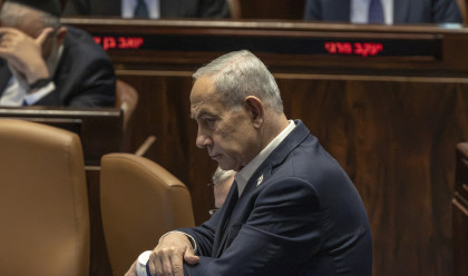 בנימין נתניהו במליאת הכנסת (צילום: gettyimages)