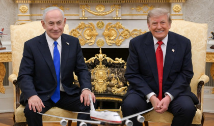 פגישת דונלד טראמפ ובנימין נתניהו (צילום: מעיין טואף/לע״מ)