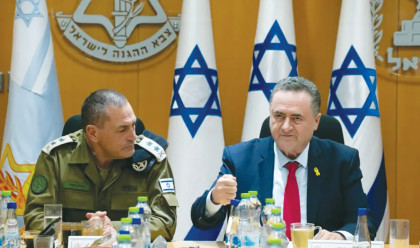 ישראל כ"ץ, אייל זמיר (צילום: אריאל חרמוני, משרד הביטחון)