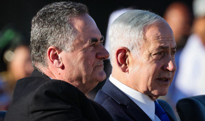 בנימין נתניהו, ישראל כ"ץ (צילום: פלאש 90)