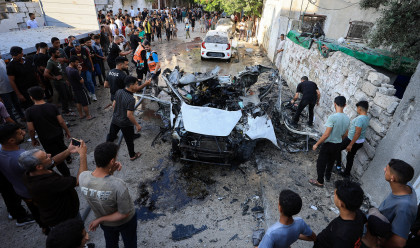סיכול ממוקד ברצועת עזה (צילום: REUTERS/Dawoud Abu Alkas)
