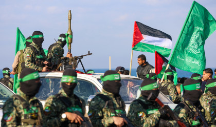 חיילי חמאס בעזה (צילום: gettyimages)