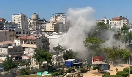 תיעוד אחד החיסולים בעזה (צילום: דובר צה"ל)