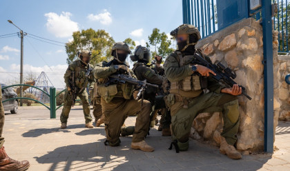 התרגיל הצבאי ביהודה ושומרון  (צילום: דובר צהל)