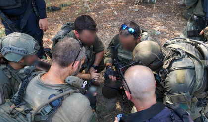 צה"ל במרחב בית מגוריו של המחבל (צילום: דובר צה"ל)