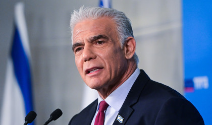 יאיר לפיד (צילום: אבשלום ששוני)