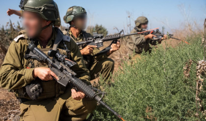 תרגיל חיילי צה"ל במרחב רמת הגולן (צילום: דובר צה"ל)