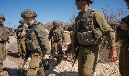 חיילי צה"ל בתרגיל צבאי במרחב רמת הגולן (צילום: דובר צה"ל)
