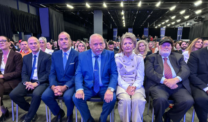 אירוע חשיפת רשימת "ישראל ביתנו" לכנסת בראשות אביגדור ליברמן (צילום: אבשלום ששוני)