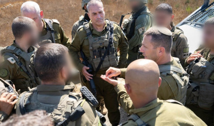 אייל זמיר בזירת הפיגוע בשומרון (צילום: דובר צה"ל)
