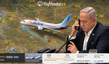 בנימין נתניהו על רקע הטיסה מדובאי (צילום: צילום מסך,קובי גדעון לע"מ)
