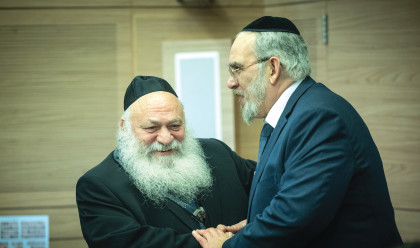 יעקב אשר ויצחק גולדקנופף (צילום: ארכיון יונתן זינדל, פלאש 90)