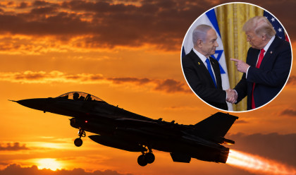 אילוסטרציה, תקיפה באיראן, טראמפ ונתניהו (צילום: דובר צה"ל,בינה מלאכותית,REUTERS/Jonathan Ernst/Pool)